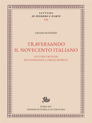 cover image of Traversando il Novecento italiano
